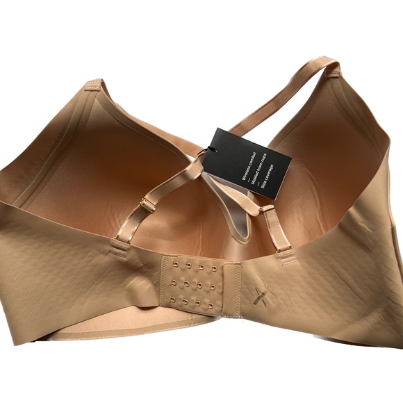 Knix WingWoman Bra Warm Sand Size 8+ Seamless Comfort NWT New 42E, 40F, 42 - Picture 2 of 9